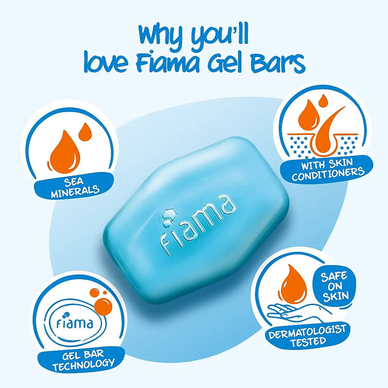 Fiama Men Refreshing Pulse Sea Minerals Gel Bar 125g