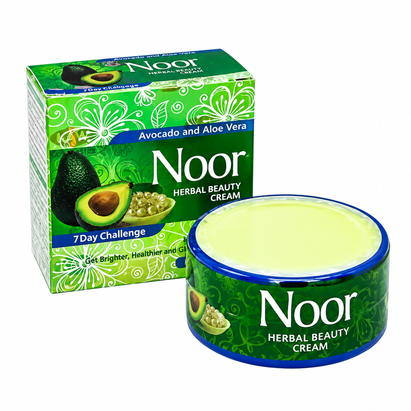 Noor Herbal Beauty Avocado & Aloe Vera Face Smoothness Cream 30g