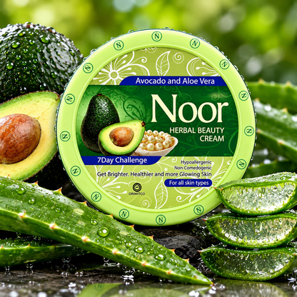 Noor Herbal Beauty Avocado & Aloe Vera Everyday Nourishment Cream 30g