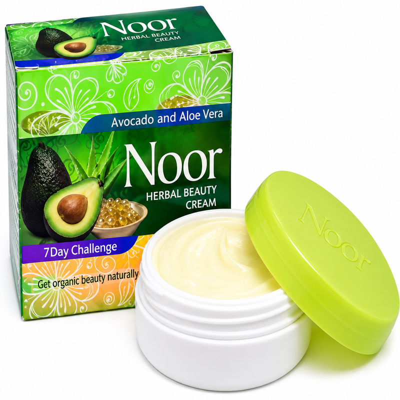 Noor Herbal Beauty Avocado & Aloe Vera Cream 30g Pack of 4