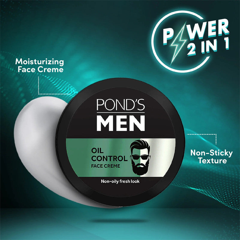 Ponds Men Oil Control Face Creme - 55g (Pack Of 1)