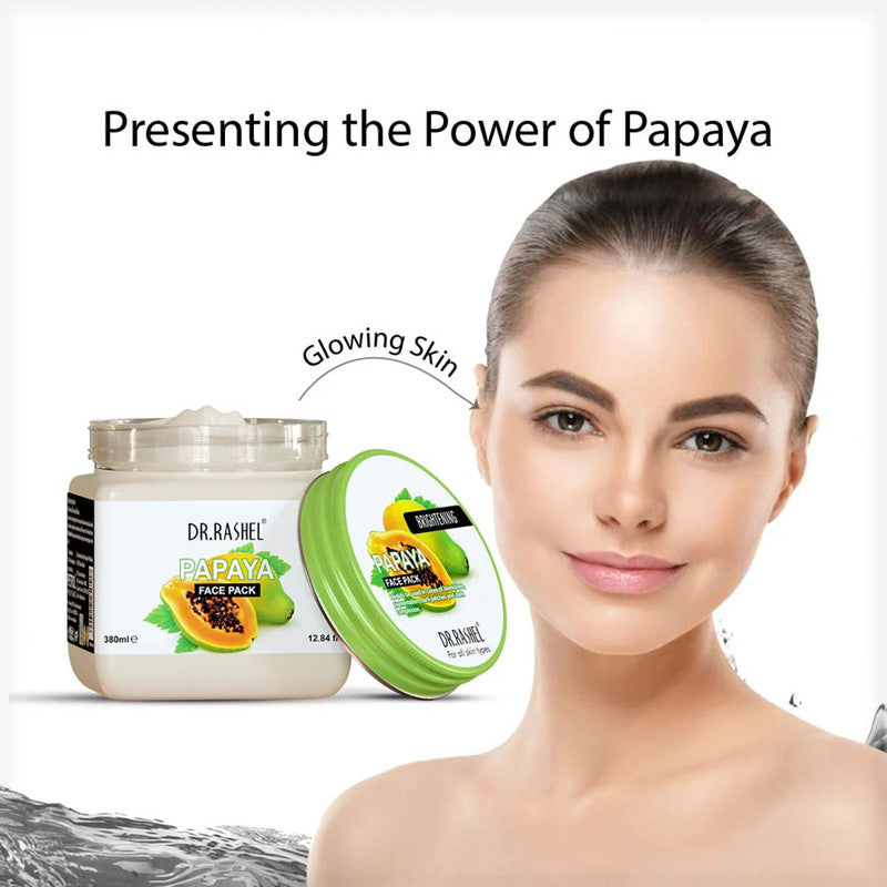 Dr.Rashel Papaya Face Pack (380ml)(Pack of 2)