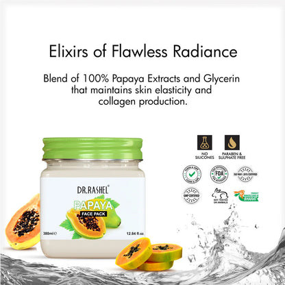 Dr.Rashel Papaya Glowing & Softness Face Pack 380ml