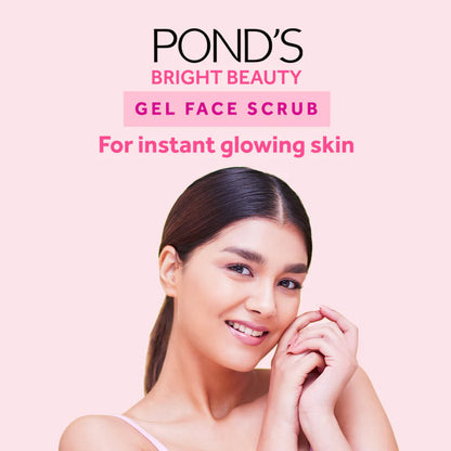 Ponds Bright Beauty Instant Glowing Skin Face Scrub 50g Pack of 4