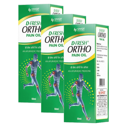 D-Fresh Ortho Ayurvedic Pain Oil 50ml Pack of 3