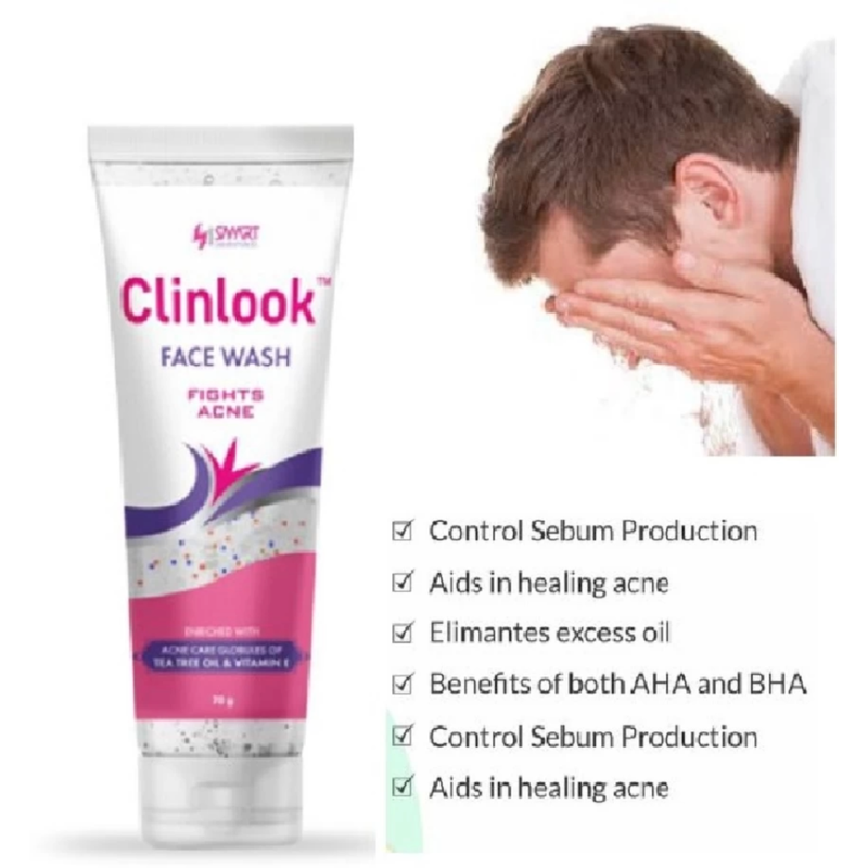 Clinlook Fights Acne Face Wash (70gm)(Pack of 1)