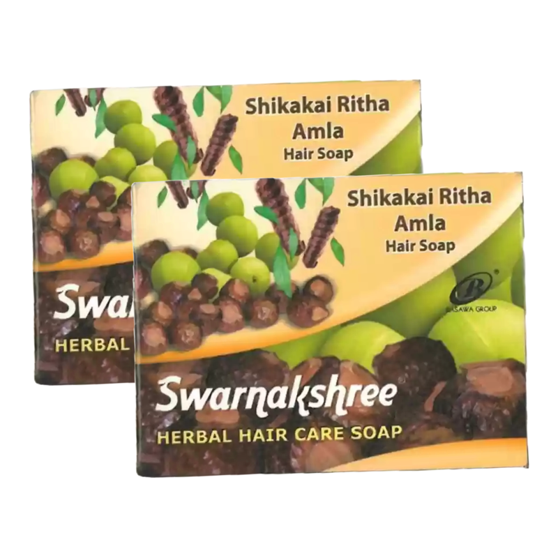 Swarnakshree Shikakai Ritha Amla Soap 75g Pack of 2