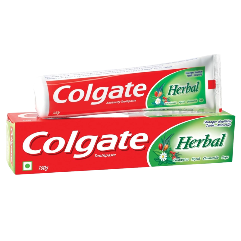 Colgate Herbal Anticavity Stronger Healthier Toothpaste 100g Pack of 2