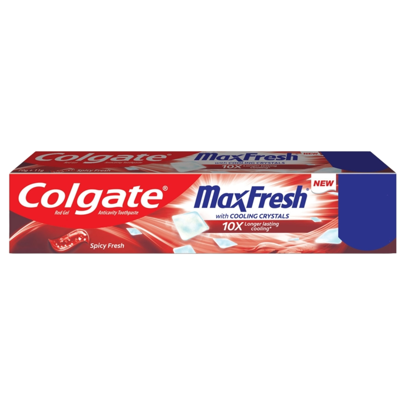 Colgate MaxFresh With Cooling Crystals 10X Spicy Fresh Toothpaste 38g