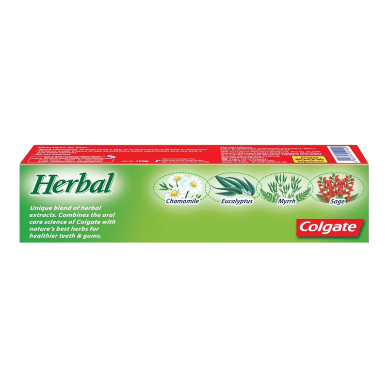 Colgate Herbal Anticavity Stronger Healthier Toothpaste 100g Pack of 2