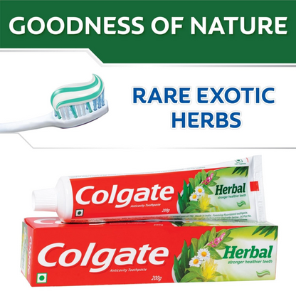 Colgate Herbal Anticavity Stronger Healthier Toothpaste 100g Pack of 2