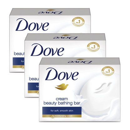 Dove Moisturizng Cream Beauty Bathing Bar 50g Pack of 3