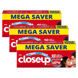 Closeup 18 Hours Fresh Breath Everfresh Red Hot Toothpaste (150g x 2) Pack of 3