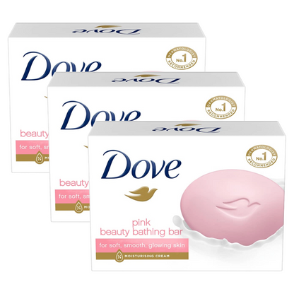 Dove Pink Beauty Bathing Bar 100g Pack of 3