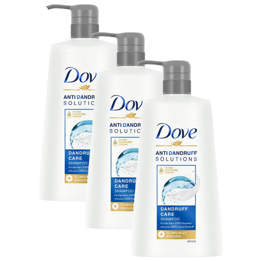 Dove Anti Dandruff Solution Dandruff Care Shampoo 650ml Pack of 3