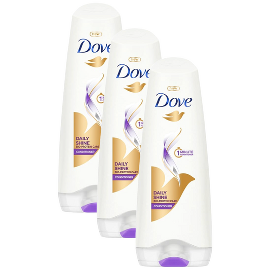 Dove Daily Shine Bio-Protein Care Conditioner 80ml Pack of 3