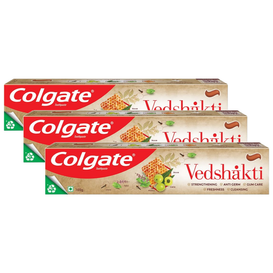 Colgate Vedshakti Strengthrning Toothpaste 100g Pack of 3