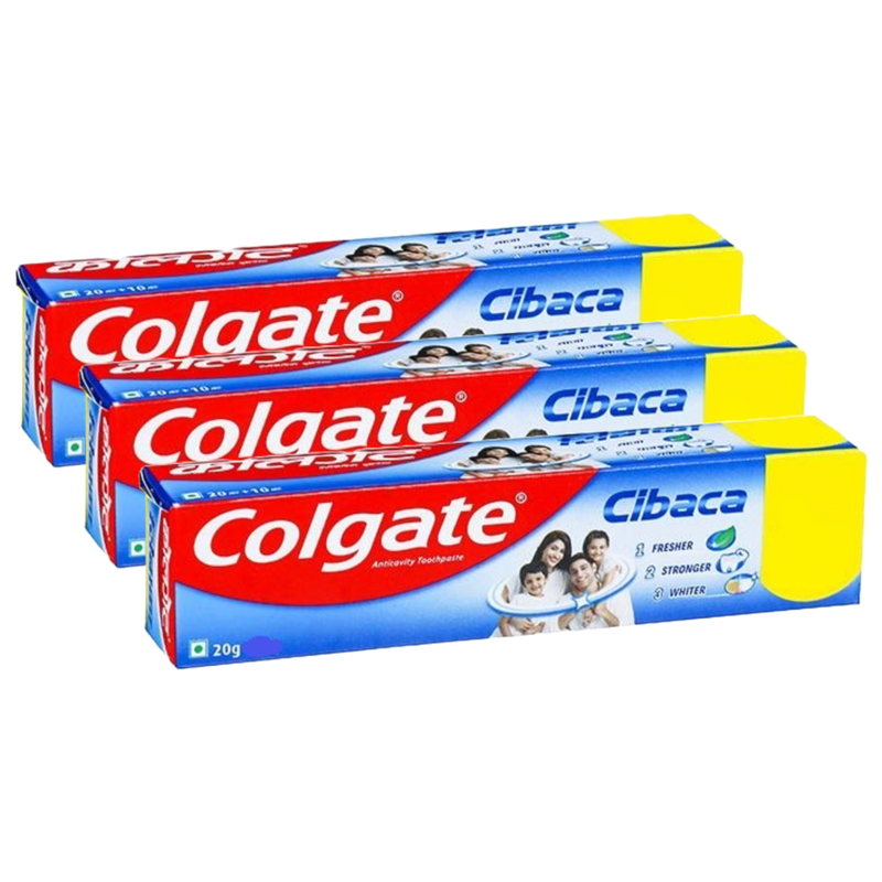 Colgate Cibaca Fresher Anticavity Toothpaste 20g Pack of 3