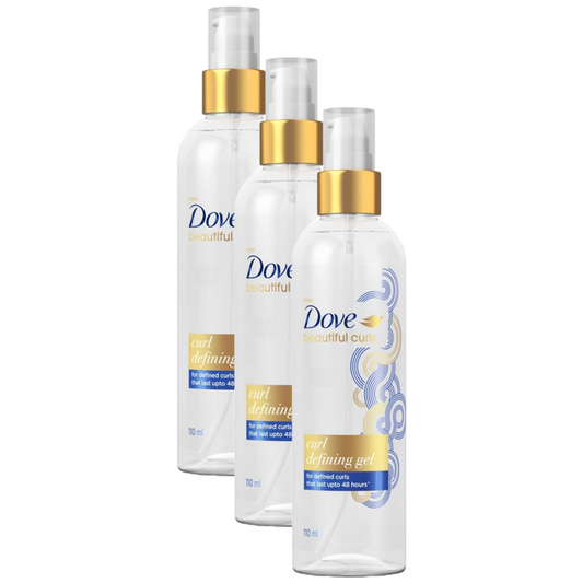 Dove Beautiful Curl Defining Hair Gel 110ml Pack of 3