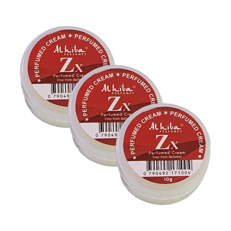 Al Hiba Zx Perfume Body Cream 10g Pack of 3