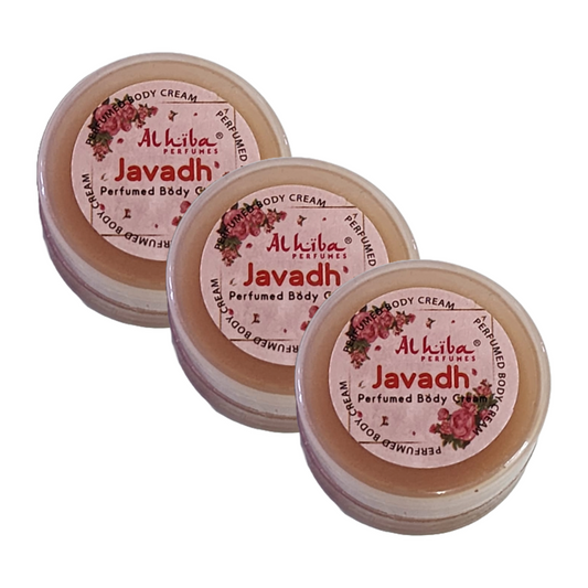 Al Hiba Javadh Perfume Body Cream 10g Pack of 3