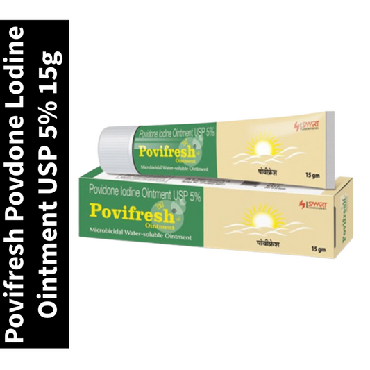 Povdone Povifresh Lodine Ointment USP 5% 15g