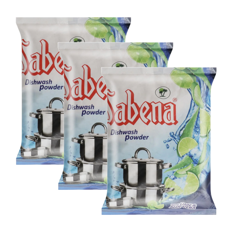 Sabena With Lime & Aloevera Dishwash Powder 450g Pack of 3