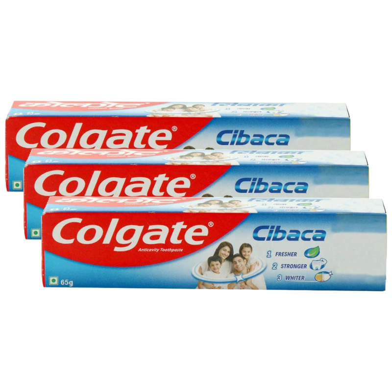 Colgate Cibaca Fresher Anticavity Toothpaste 65g Pack of 3