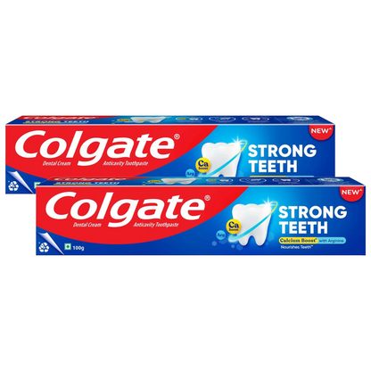 Colgate Strong Teeth Anticavity Toothpaste 100g Pack of 2