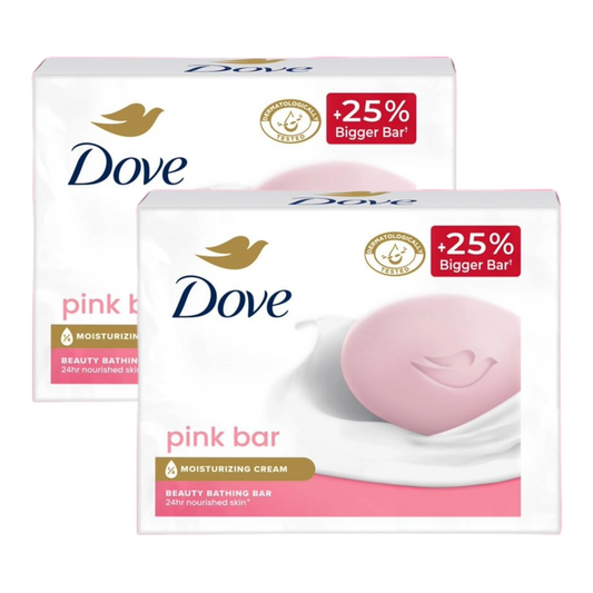 Dove Pink Beauty Bathing Bar (125g X 3) Pack of 2