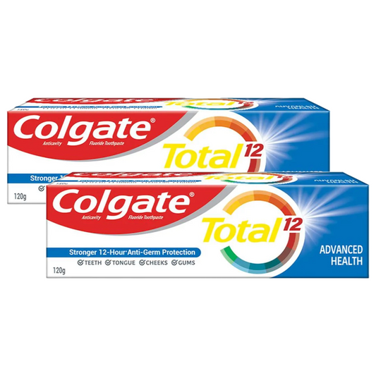 Colgate Total 12 Advanced Health Anticavity Toothpaste 120g Pack of 2