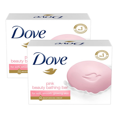 Dove Pink Beauty Bathing Bar 100g Pack of 2