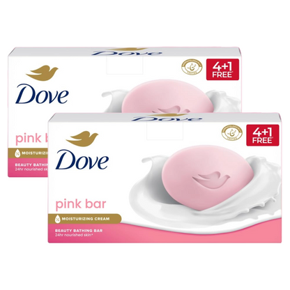 Dove Pink Beauty Bathing Bar (125g X 5) Pack of 2