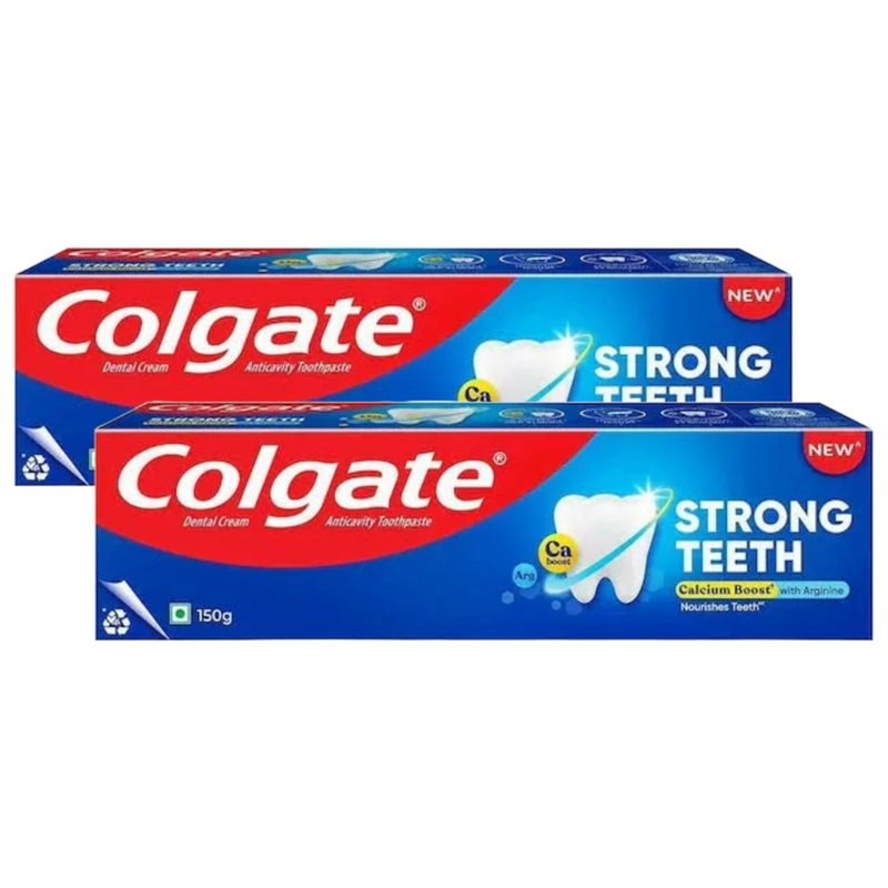 Colgate Strong Teeth Anticavity Toothpaste 150g Pack of 2