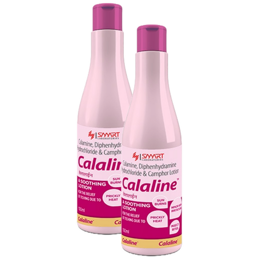 Calaline Hydrochloride & Camphor A Soothing Lotion 100ml Pack of 2