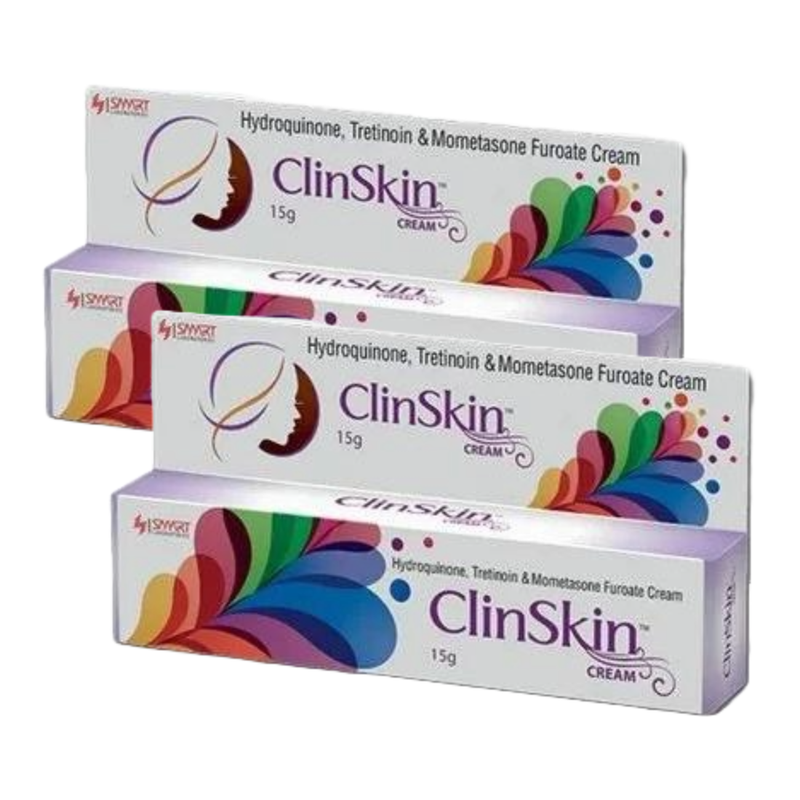 ClinSkin Hydroquinone, Tretinoin & Mometasone Furoate Cream 15g Pack of 2