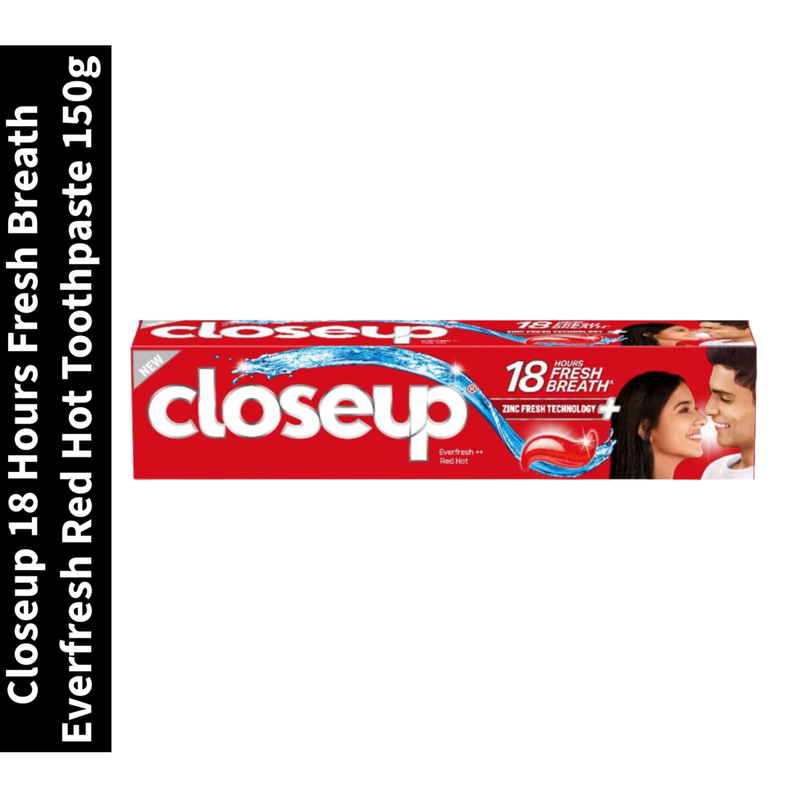 Everfresh Red Hot Closeup 18 Hours Fresh Breath Toothpaste 150g