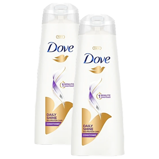 Dove Daily Shine Bio-Protein Care Conditioner 335ml Pack of 2