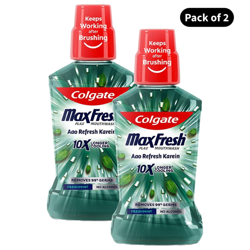 Colgate MaxFresh Freshmint Mouthwash (100ml)(Pack of 2)