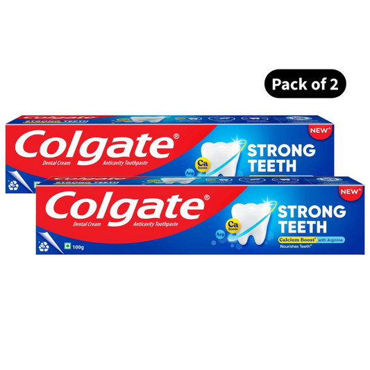 Colgate Strong Teeth Toothpaste (100gm)(Pack of 2)