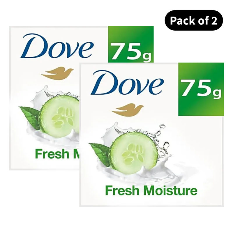 Dove Fresh Moisture Bar (75gm)(Pack of 2)