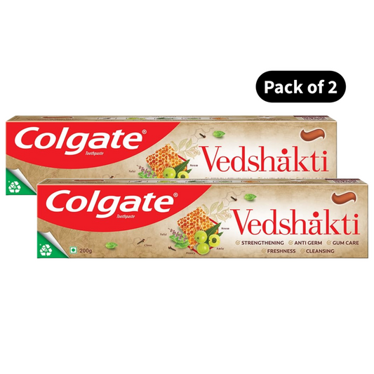 Colgate Vedshakti Toothpaste (200gm)(Pack of 2)