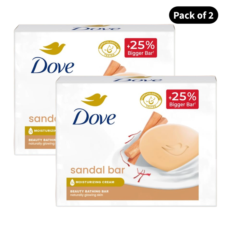 Dove Sandalwood Beauty Bathing Bar (125gm X 3)(Pack of 2)