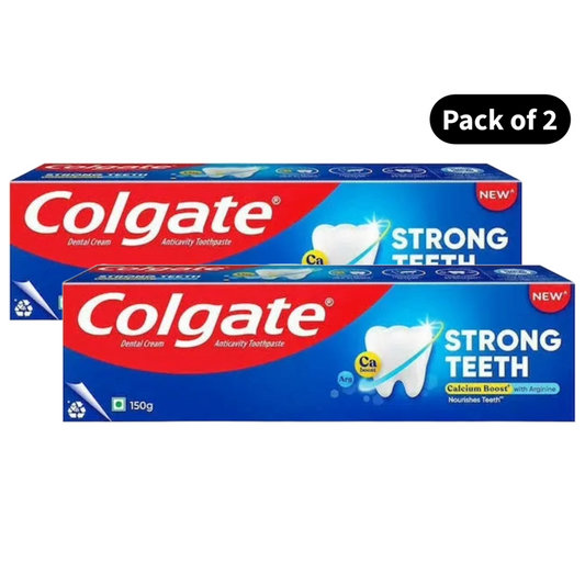 Colgate Strong Teeth Toothpaste (150gm)(Pack of 2)