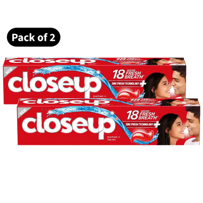 Closeup 18 Hours Fresh Breath Toothpaste (90gm)(Pack of 2)