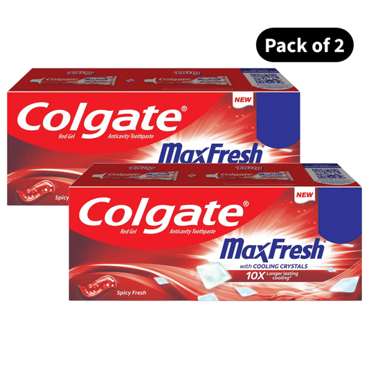 Colgate MaxFresh Spicy Fresh Toothpaste (3X150gm)(Pack of 2)