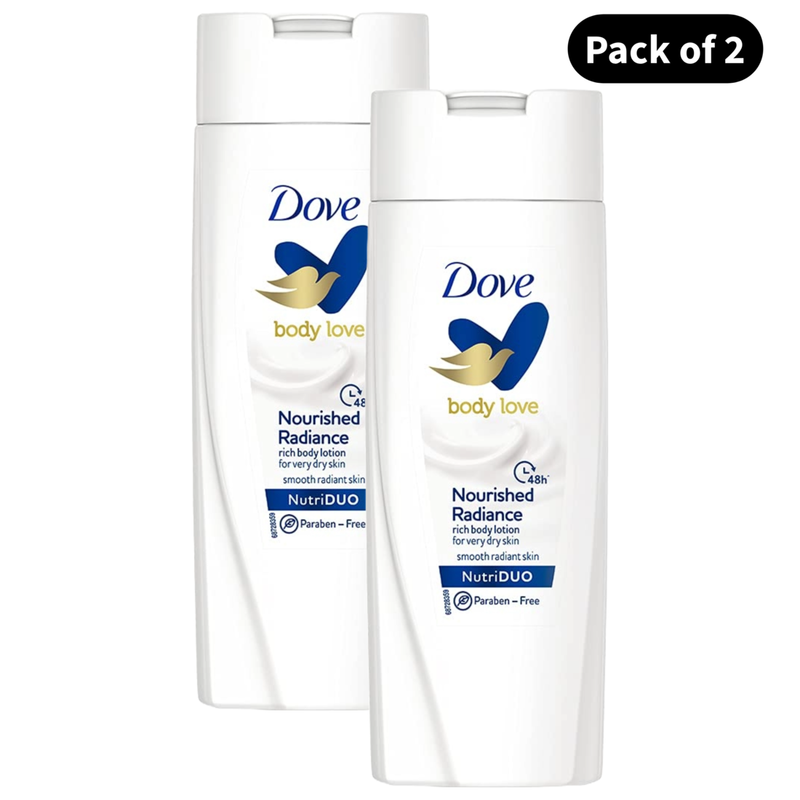 Dove Nourshed Radiance Body Lotion (90ml)(Pack of 2)