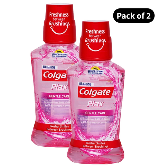 Colgate Plax Gentle Care Mouthwash (250ml)(Pack of 2)