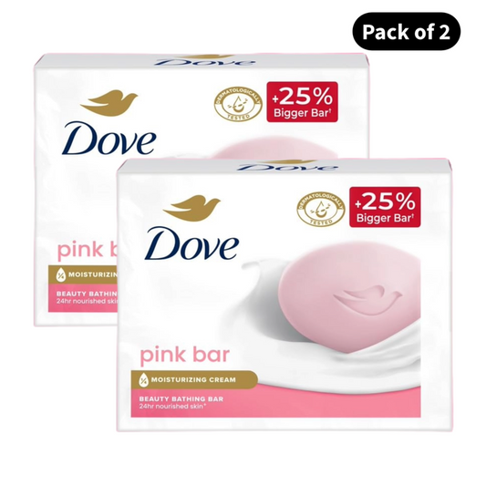 Dove Pink Bar (125gm X 3)(Pack of 2)