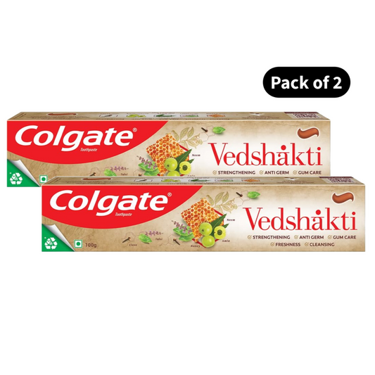 Colgate Vedshakti Toothpaste (100gm)(Pack of 2)